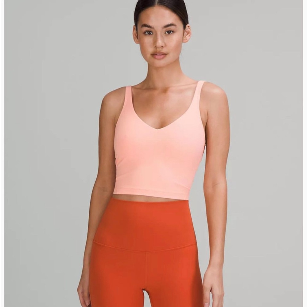 lululemon pink mist size 4 align top